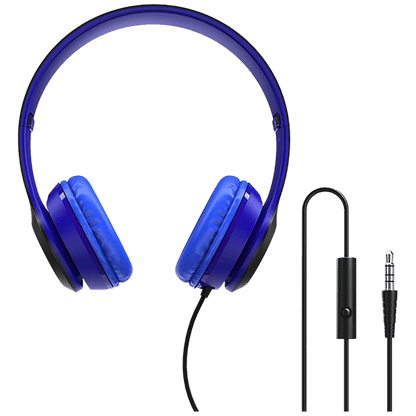 Borofone Slušalice sa mikrofonom, 3.5 mm, dužina kabela 1.2 met. - BO5 Star sound Blue