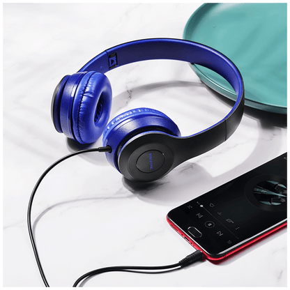 Borofone Slušalice sa mikrofonom, 3.5 mm, dužina kabela 1.2 met. - BO5 Star sound Blue