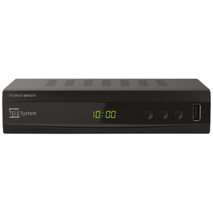 TELE System Prijemnik zemaljski, DVB-T/T2, H.265/HEVC, HDMI,Scart - TS Unico