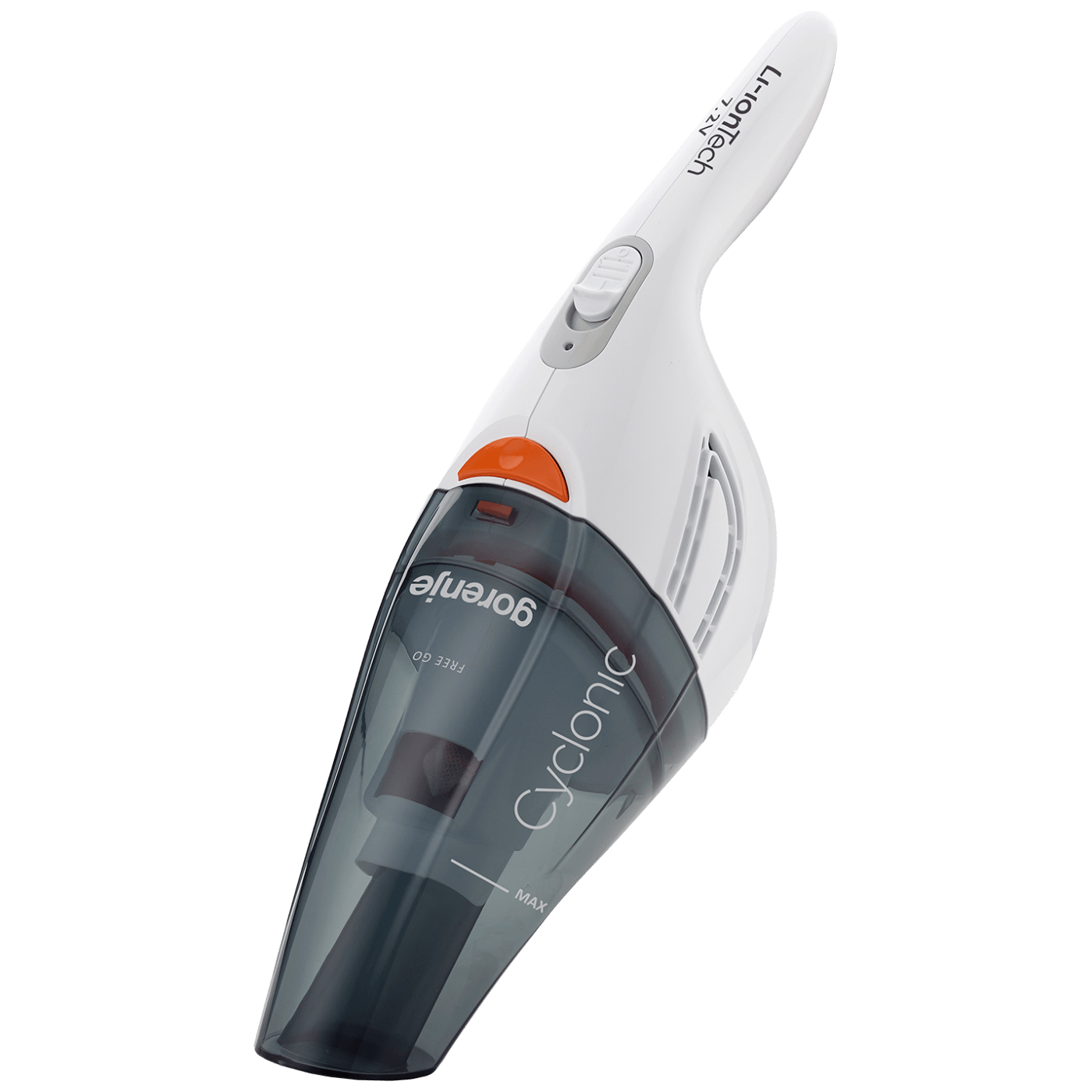 Gorenje Usisivač sa posudom za prašinu, ručni, Accu - MVC72FW