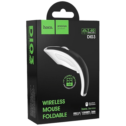 hoco. Miš bežični, 1200 dpi, USB2.0 - DI03 Foldable