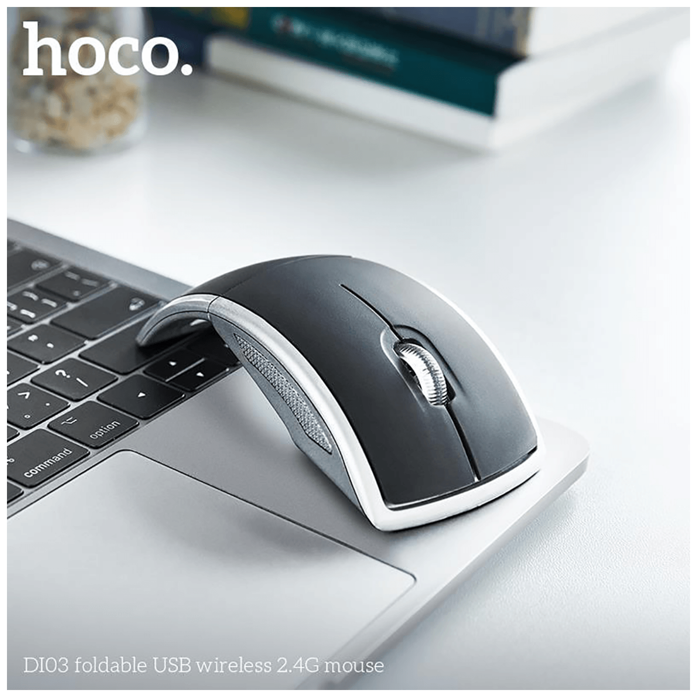 hoco. Miš bežični, 1200 dpi, USB2.0 - DI03 Foldable