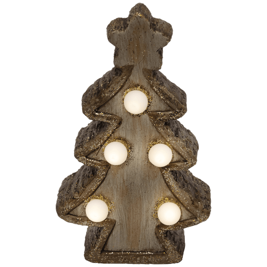 home Dekorativna rasveta, LED keramička figura, bor - KDC 15/T