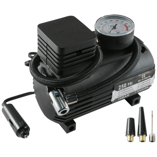 SAL Kompresor, auto, 12 V, 18 bar, 250 PSI - 90304