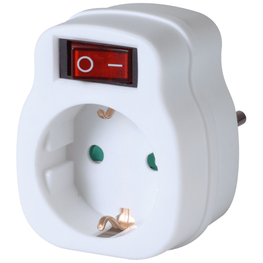 home Utičnica sa prekidačem, 16A - NVK 1/WH