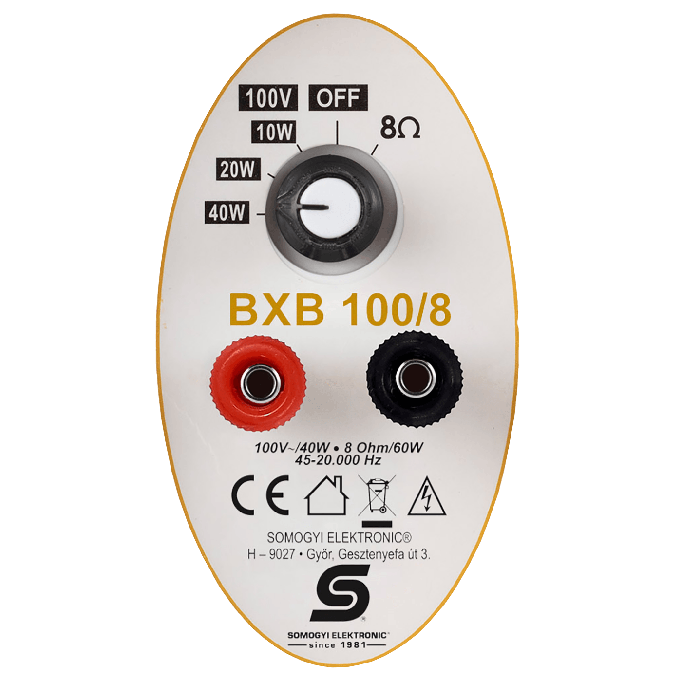 SAL Zvučnik, 2u1, 40 / 60 W, 4 / 8 Ohm - BXB 100/8