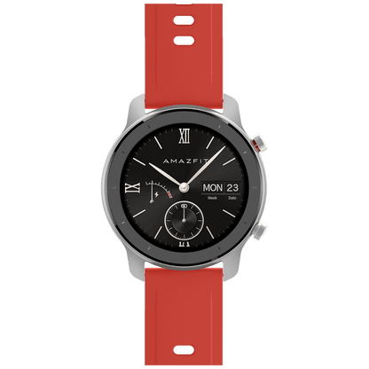 Amazfit SAT pametni, 1.2" AMOLED zaslon, vodootporan 5ATM, BT - GTR 42mm Coral Red