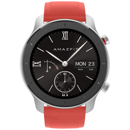 Amazfit SAT pametni, 1.2" AMOLED zaslon, vodootporan 5ATM, BT - GTR 42mm Coral Red