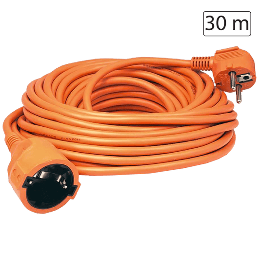 home Produžni strujni kabl 1 utičnica, 30m, H05VV-F 3G 1,5mm² - NV 2-30/OR/1.5
