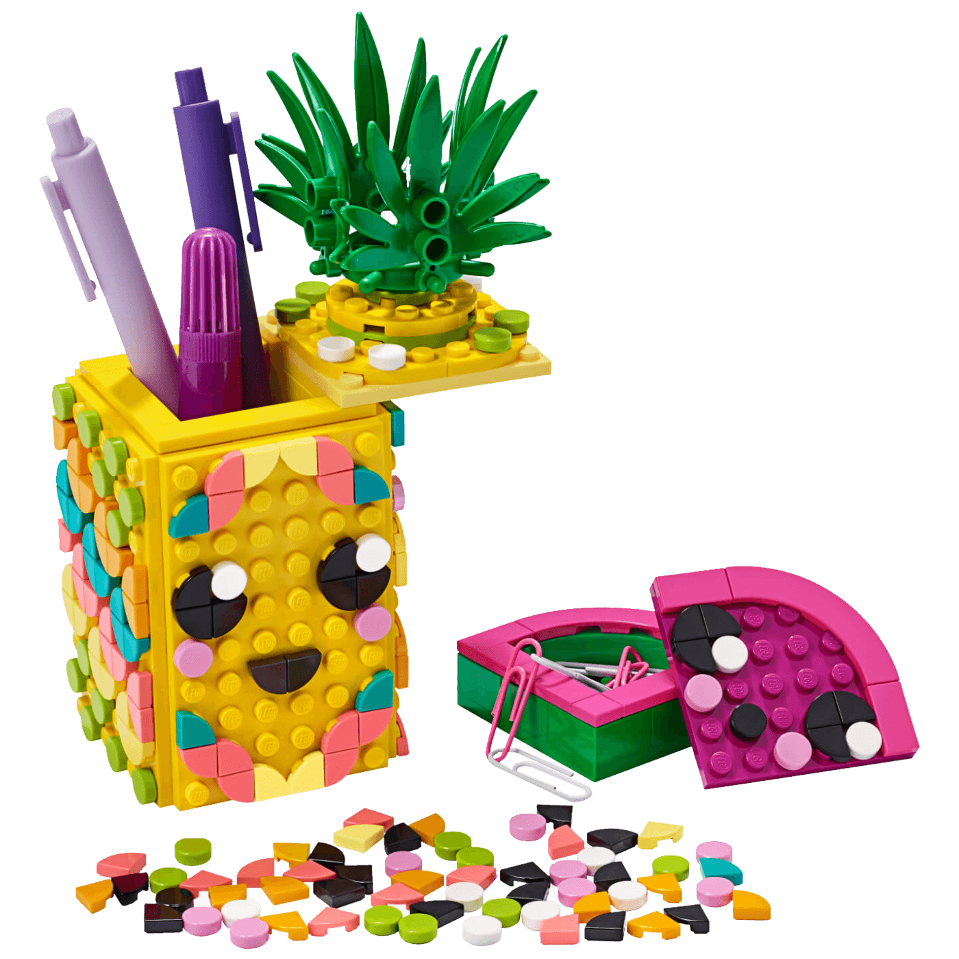 Lego Držač za olovke u obliku ananasa, LEGO Dots
