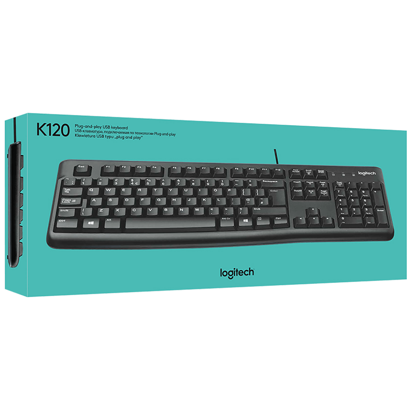 Logitech Tastatura, USB, International layout - K120
