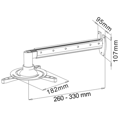 My Wall Zidni nosač za projektor - H 16-5
