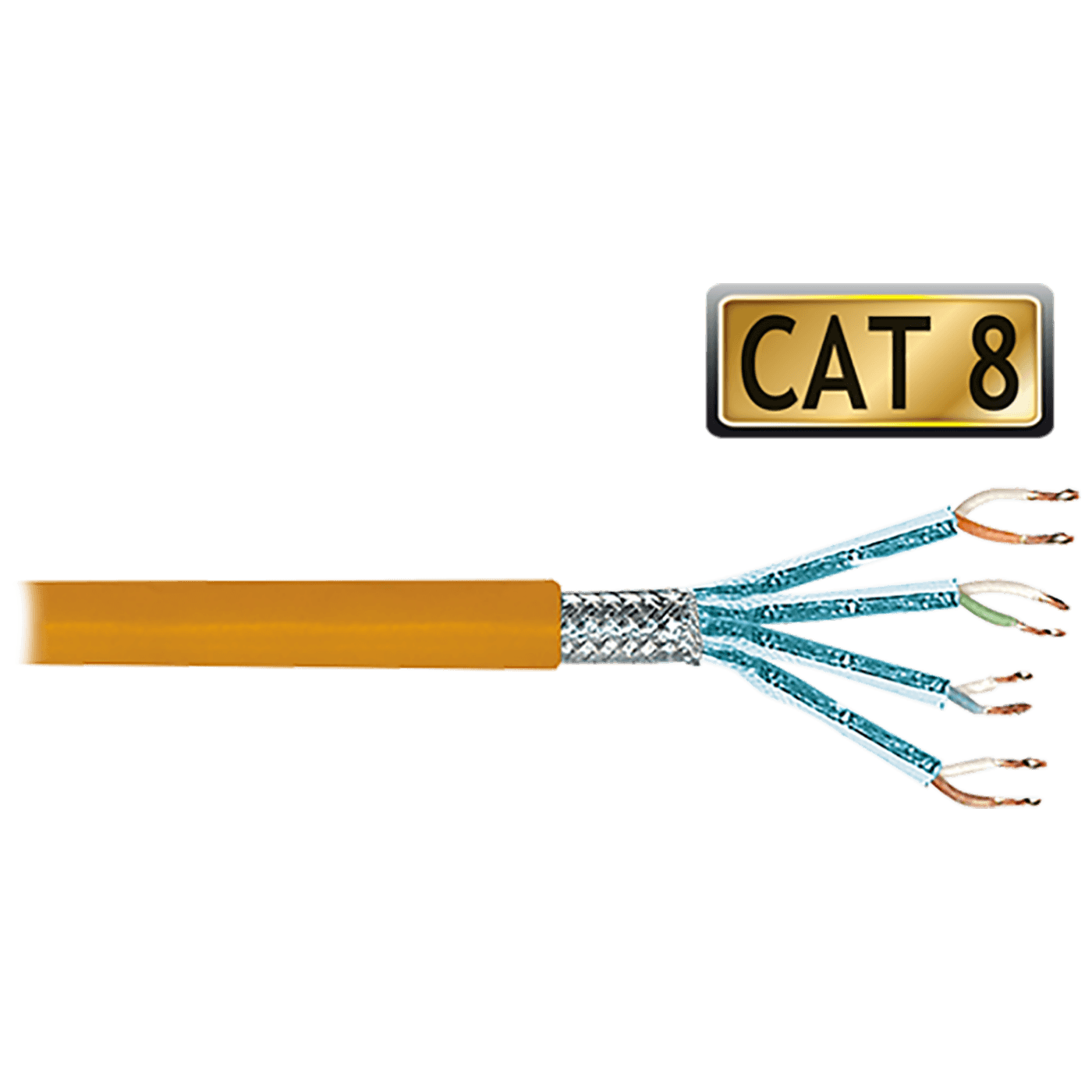 Transmedia Mrežni S/FTP kabl, CAT8, 100 met, AWG23 - TK 30-100