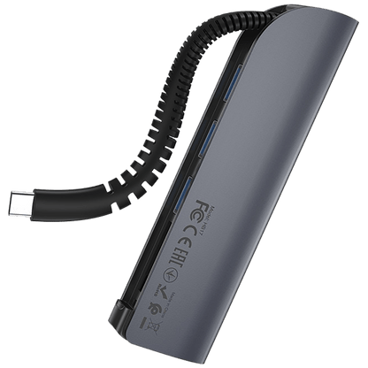 hoco. Konverter USB HUB type C to USB3.0/microSD/SD čitač - HB17 Easy connect