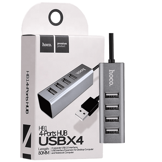 hoco. Konverter HUB USB 2.0 to 4 x USB2.0 - HB1
