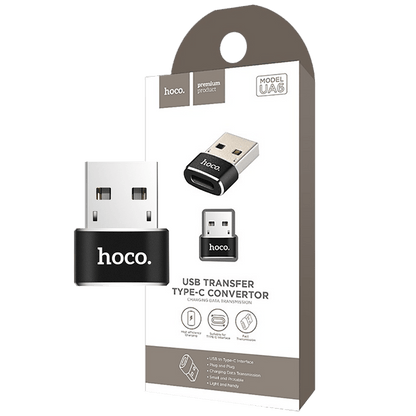 hoco. Adapter USB-A to type C - UA6