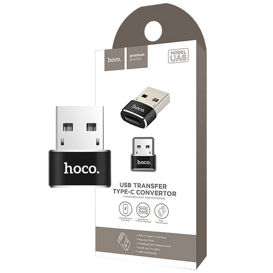 hoco. Adapter USB-A to type C - UA6