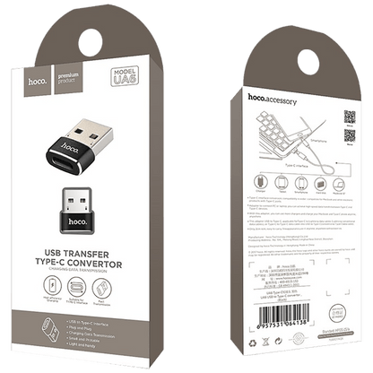 hoco. Adapter USB-A to type C - UA6