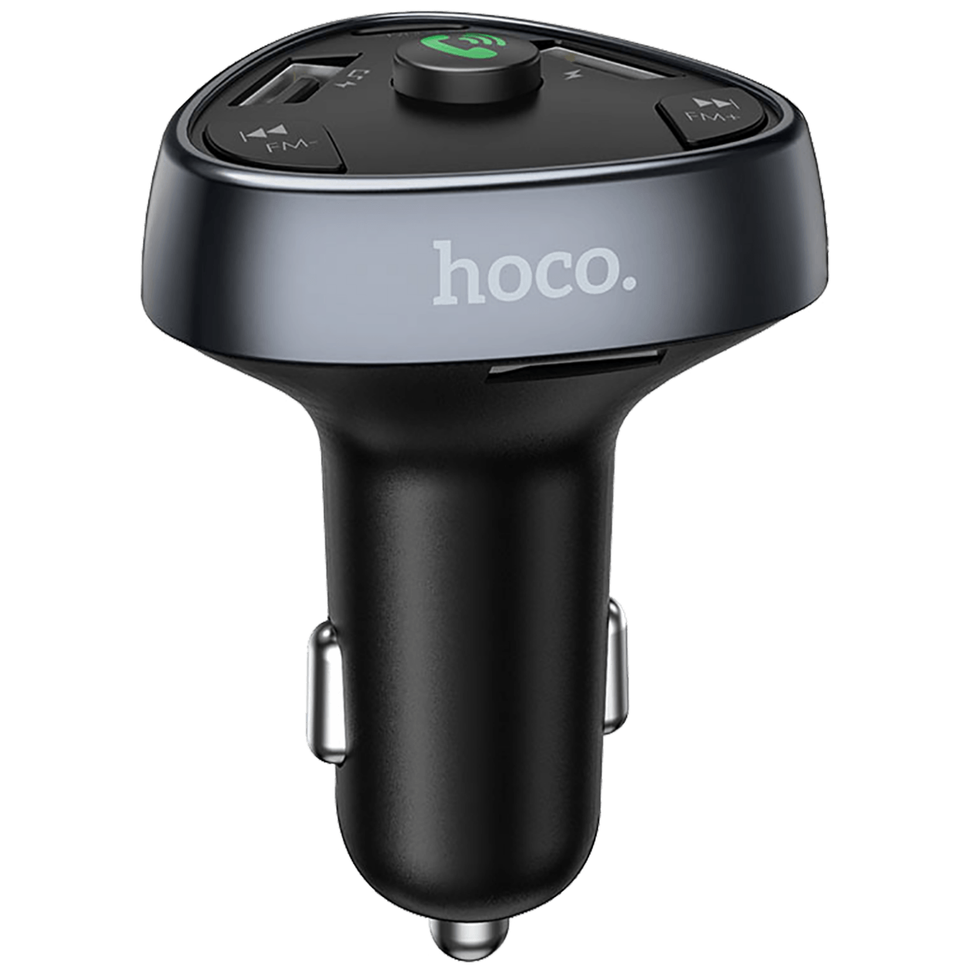 hoco. FM modulator, Bluetooth, 12/24 V, 2xUSB, 1xtype C, PD 18W - E51 Road treasure