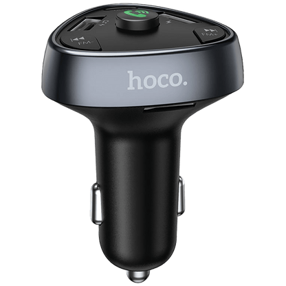 hoco. FM modulator, Bluetooth, 12/24 V, 2xUSB, 1xtype C, PD 18W - E51 Road treasure