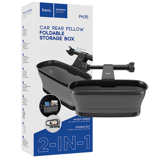 hoco. Auto držač (kutija) sa ogledalom, Hoco PH35, sklopivi - PH35 Lucky journey