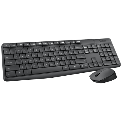Logitech Tastatura + miš, bežični set, 2.4 GHz - MK235