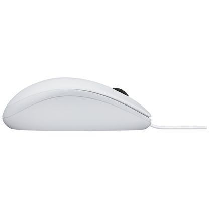 Logitech Miš optički, 800 dpi, 3 tipke, USB - B100 White