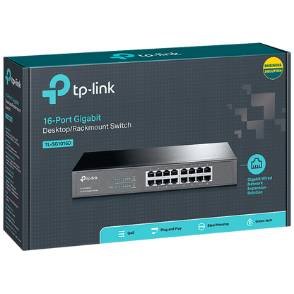 TP-LINK 16-Portni switch, 16x10/100/1000 Mbps - TL-SG1016D