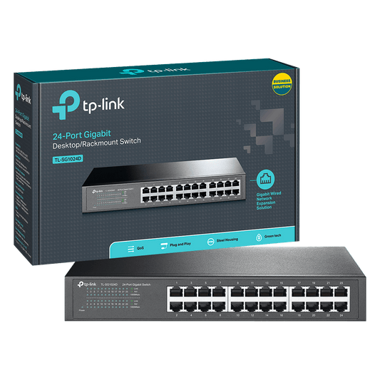 TP-LINK 24-Portni switch, 24x10/100/1000 Mbps - TL-SG1024D