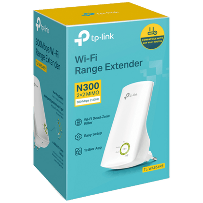 TP-LINK Wireless-N Extender-Access Point, 300Mbps, 2,4GHz - TL-WA854RE