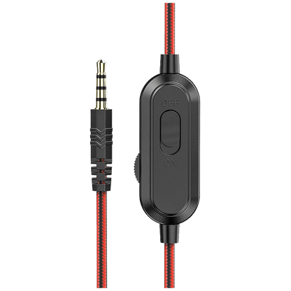 hoco. Slušalice sa mikrofonom, gaming, 3.5 mm, crvena - W103 Magic tour, Red