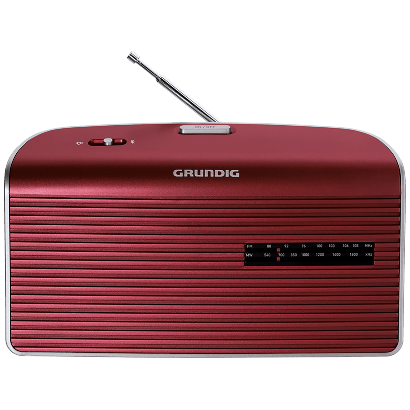 Grundig Radio prijemnik, AM - FM - Music 60 Red/Silver