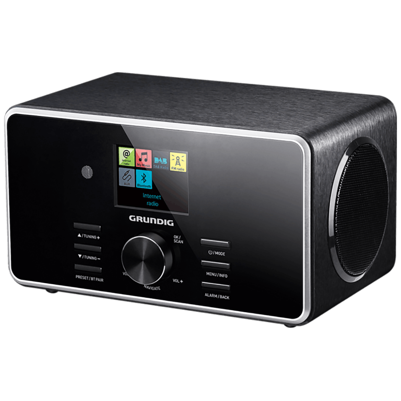 Grundig Internet radio, FM, DAB, Bluetooth - DTR 5000 X Black
