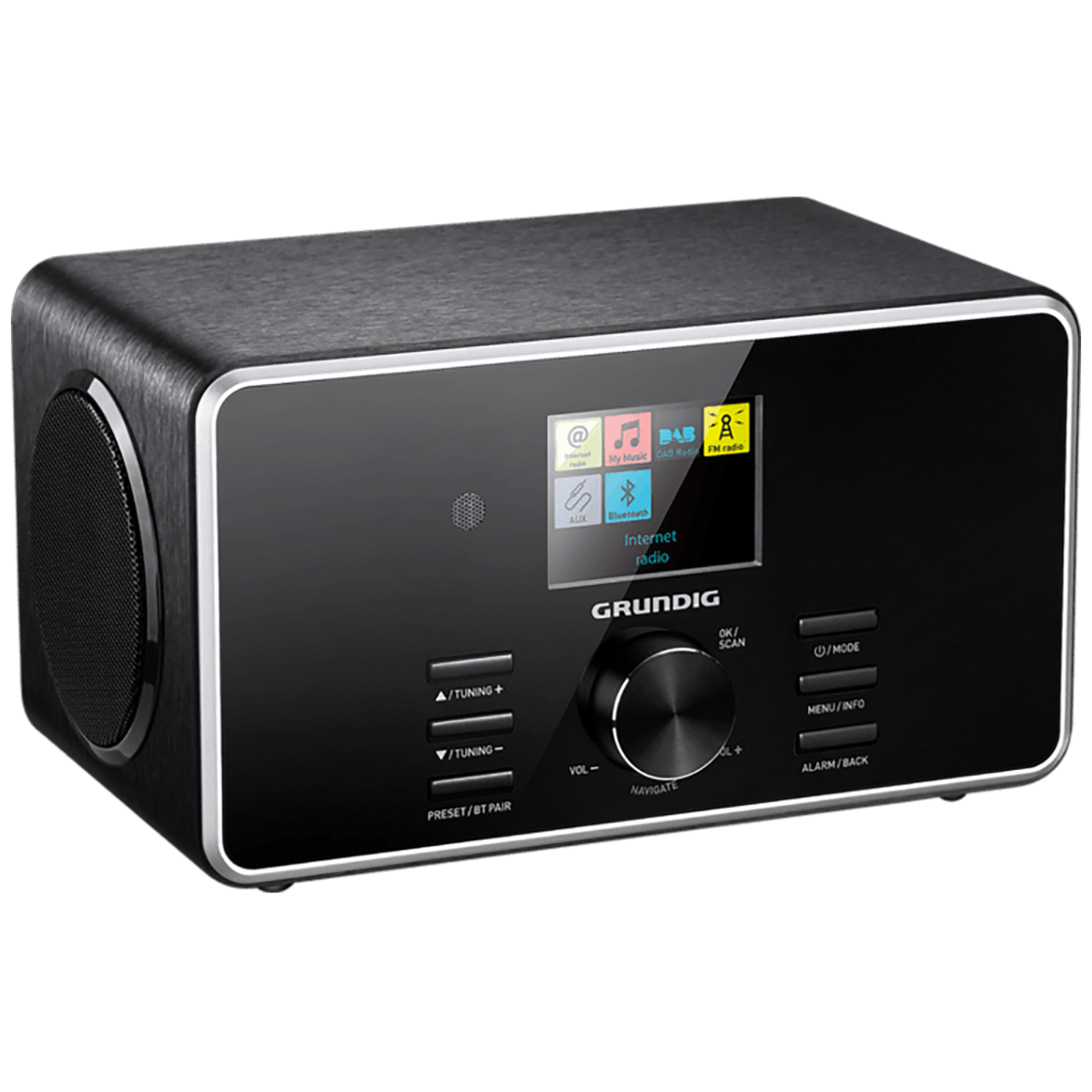 Grundig Internet radio, FM, DAB, Bluetooth - DTR 5000 X Black