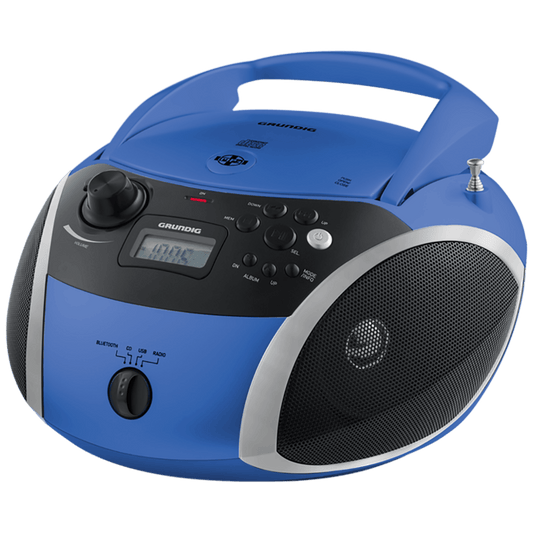 Grundig Radio prijemnik, CD player, Bluetooth - GRB 3000 BT Plavo / Srebrena