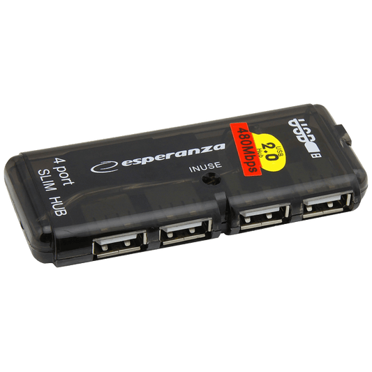 Esperanza USB2.0 razdjeljnik,  HUB, 4 porta - EA112