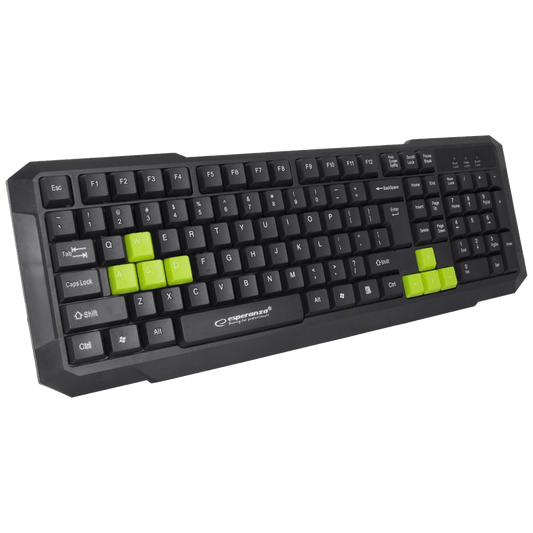 Esperanza Tastatura, gaming, USB, Aspis Green - EGK102G