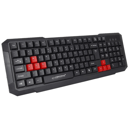 Esperanza Tastatura , gaming, USB, Aspis Red - EGK102R