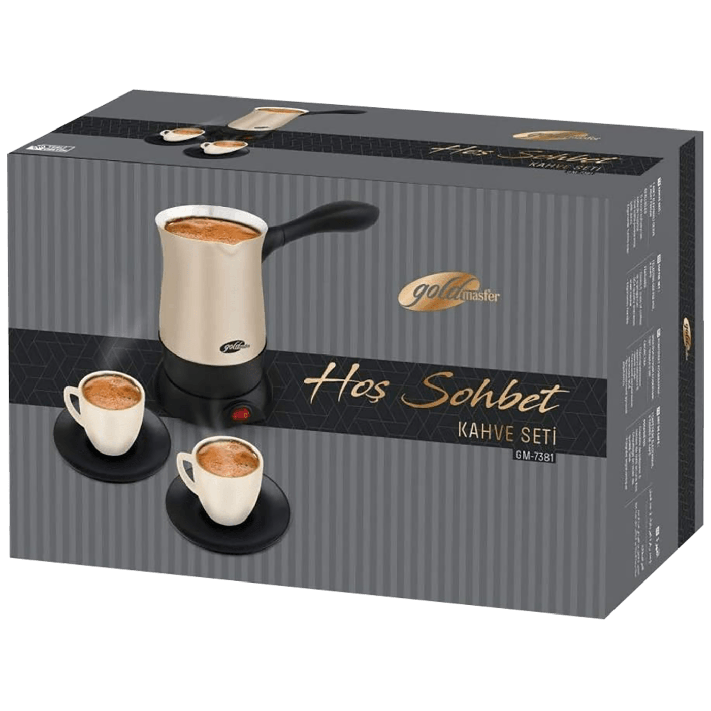 Goldmaster Kuhalo za kafu, set sa 2 šoljice, 850W, 320 ml - GM-7381