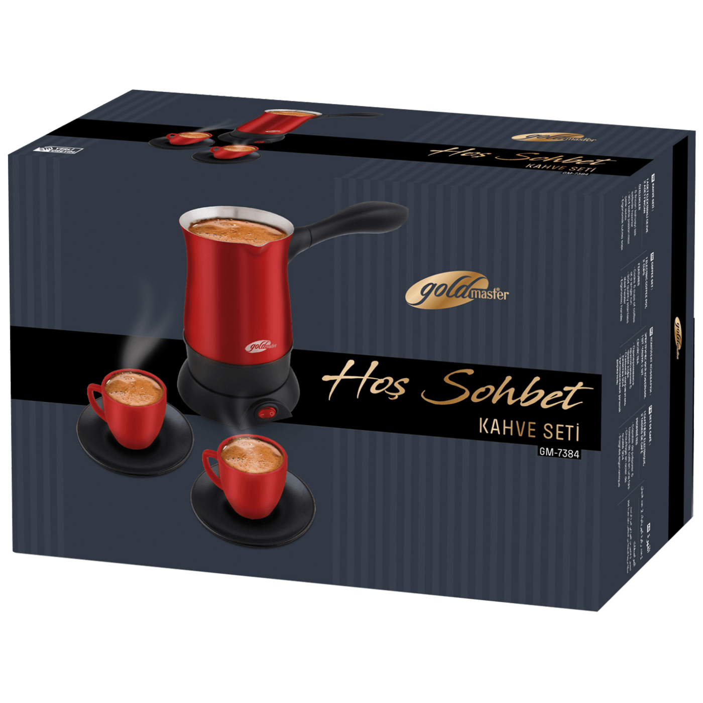 Goldmaster Kuhalo za kafu, set sa 2 šoljice, 850W, 320 ml - GM-7384