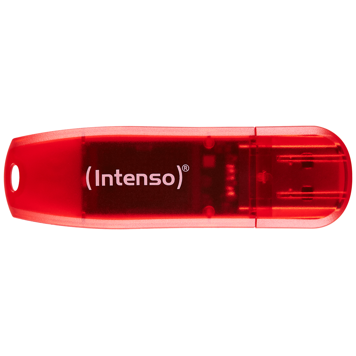 (Intenso) USB Flash drive 128GB Hi-Speed USB 2.0, Rainbow Line, RED - USB2.0-128GB/Rainbow