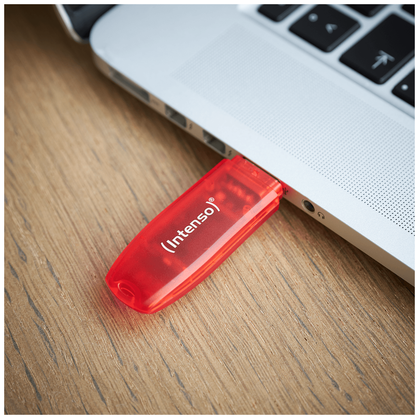 (Intenso) USB Flash drive 128GB Hi-Speed USB 2.0, Rainbow Line, RED - USB2.0-128GB/Rainbow