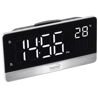 home Sat sa alarmom, FM radio, LED zaslon, USB - LTCR 05