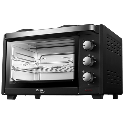 Zilan Mini pećnica sa grilom + ventilator,  28 l, 3200 W, crna - ZLN0997