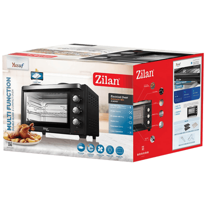 Zilan Mini pećnica sa grilom + ventilator,  28 l, 3200 W, crna - ZLN0997