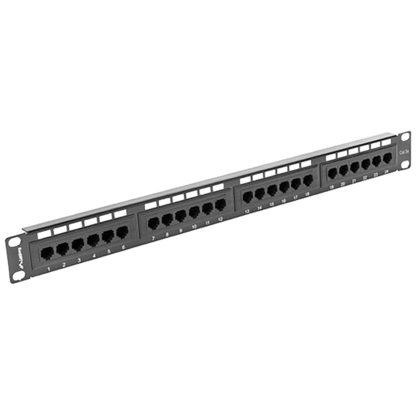 Lanberg Patch panel, 1U, 24 portni - Patch Panel 24 port 1U