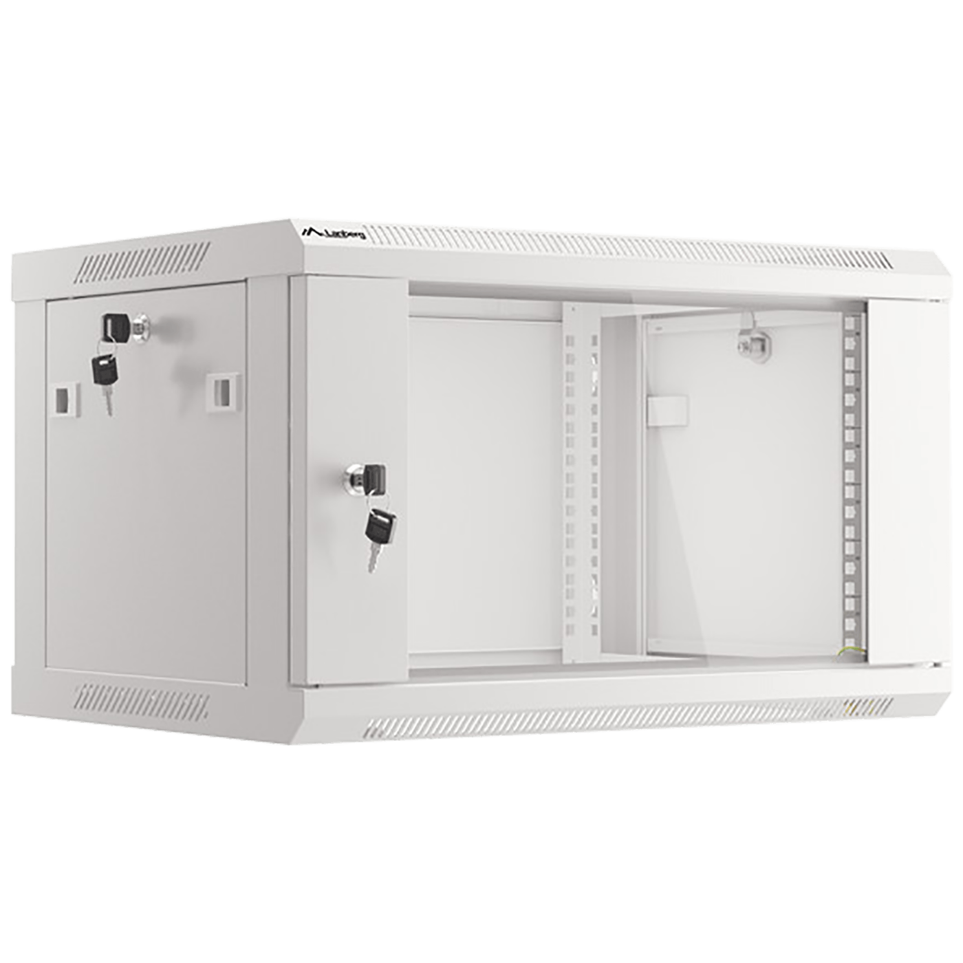 Lanberg Rack Ormar, 600 / 368 / 450 mm - RACK CABINET 6U, 19", Gray