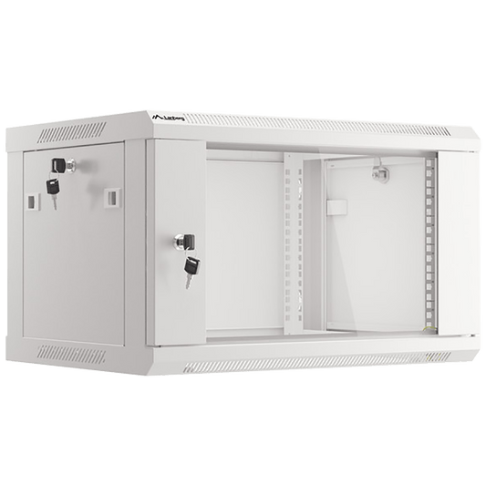 Lanberg Rack Ormar, 600 / 368 / 450 mm - RACK CABINET 6U, 19", Gray