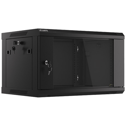 Lanberg Rack Ormar, 600 / 368 / 450 mm - RACK CABINET 6U, 19", Black