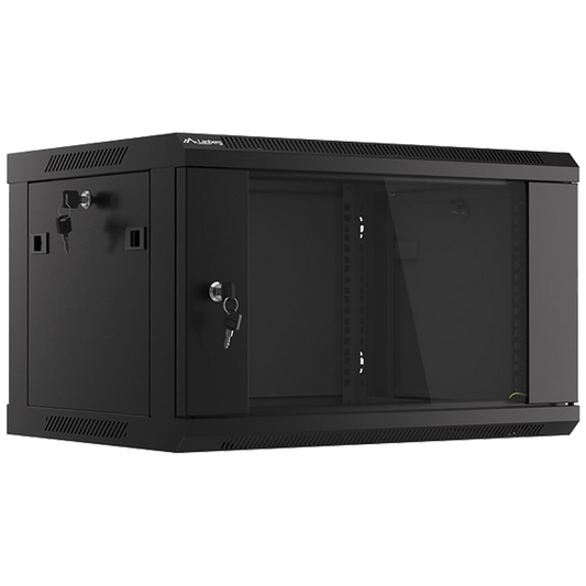 Lanberg Rack Ormar, 600 / 368 / 450 mm - RACK CABINET 6U, 19", Black